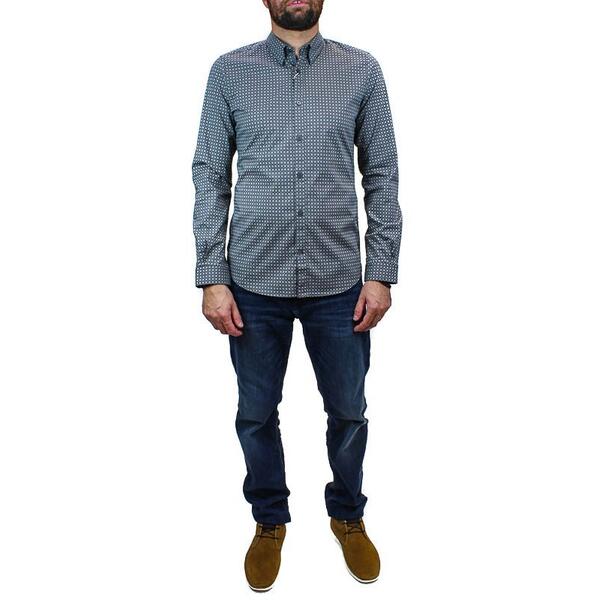 Ανδρικό Πουκάμισο Tom Tailor Slim Printed Stretch Shirt 100532.ΧΧ.10-14318
