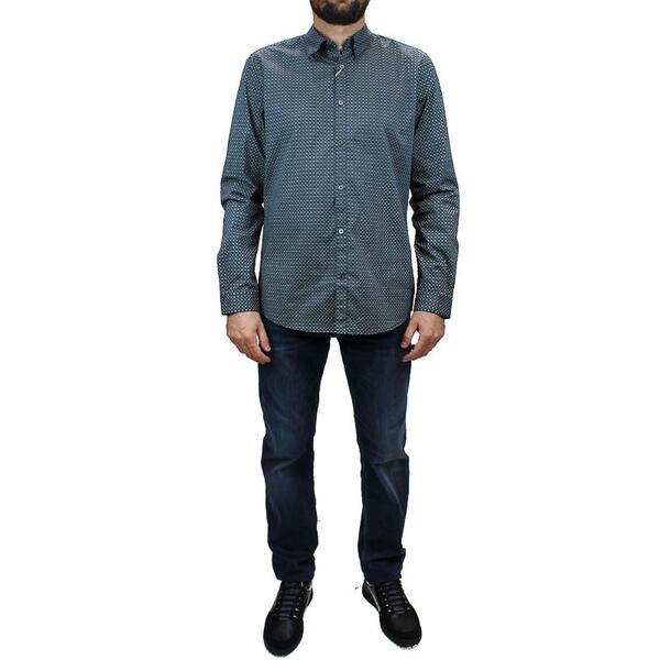 Ανδρικό Πουκάμισο Tom Tailor Slim Printed Stretch Shirt Multi 100532.ΧΧ.10-14319