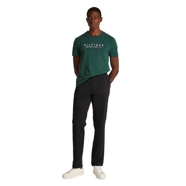 Ανδρικό Παντελόνι Tommy Hilfiger Denton Chino Satin Black MW0MW37873-BDS34