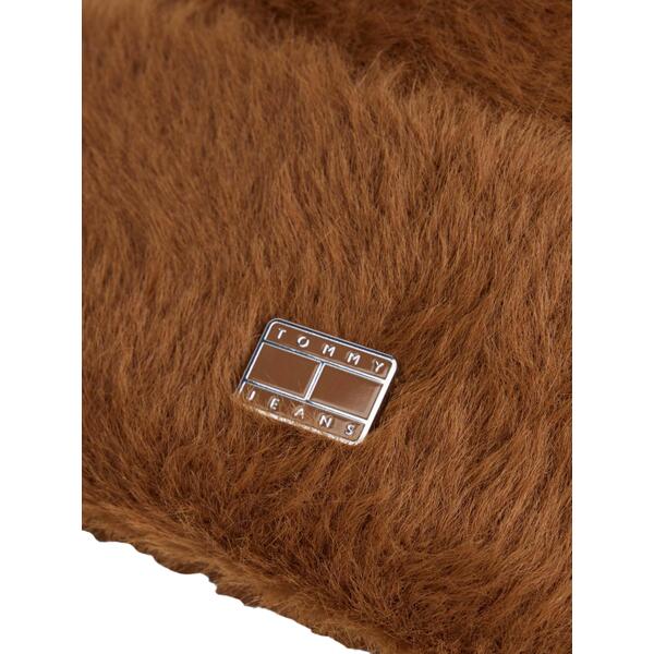 Γυναικείος Σκούφος Tommy Jeans Heritage Fluffy Beanie Pecan Nut AW0AW17900-GVP
