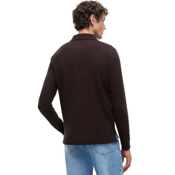 Ανδρικό Polo Tommy Hilfiger 1985 Regular Ls Polo Chocolate MW0MW20183-HJT