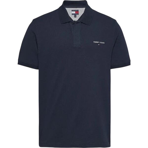 Ανδρικό Polo Tommy Jeans Reg Linear Ext Dark Night Navy DM0DM20914-C1G