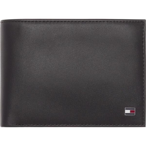 Ανδρικό Πορτοφόλι Tommy Hilfiger Eton Cc Flap And Coin Pocket Black AM0AM00652-002