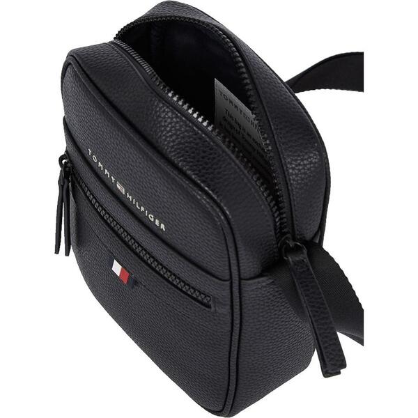 Ανδρικό Τσαντάκι Χιαστί Tommy Hilfiger Essential Pu Mini Reporter Black AM0AM09504-BDS