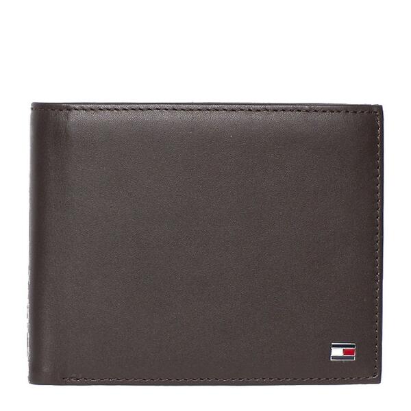 Ανδρικό Πορτοφόλι Tommy Hilfiger Eton CC And Coin Pocket Brown AM0AM00651-041