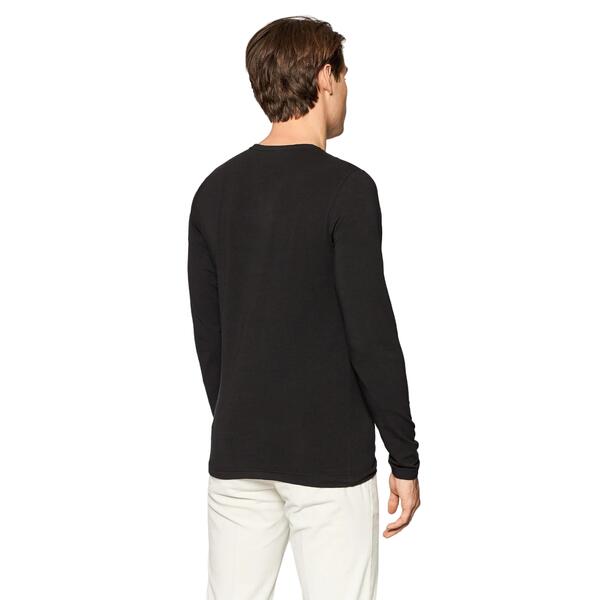 Ανδρική Μπλούζα Tommy Hilfiger Stretch Slim Fit Lon Black MW0MW10804-BDS