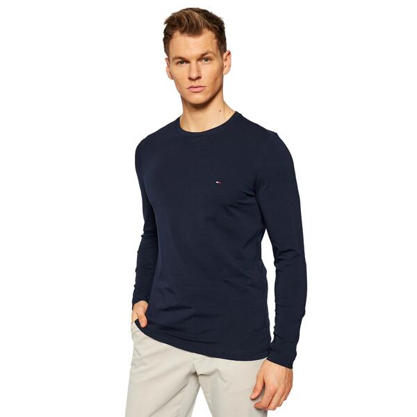 Ανδρική Μπλούζα Tommy Hilfiger Stretch Slim Fit Lon Desert Sky MW0MW10804-DW5