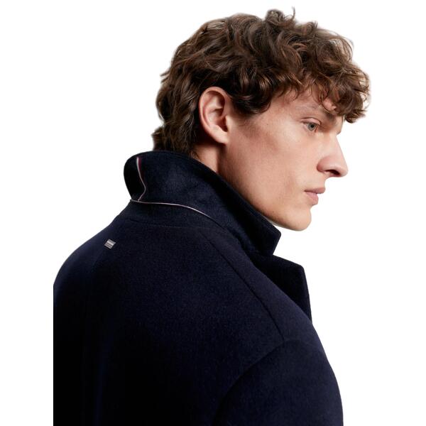 Ανδρικό Παλτό Tommy Hilfiger Dc Wool Mix Coat Desert Sky MW0MW32963-DW5