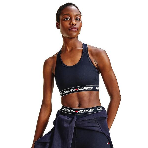 Γυναικείο Μπουστάκι Tommy Hilfiger Mid Intensity Tape Racer Desert Sky S10S101112-DW5