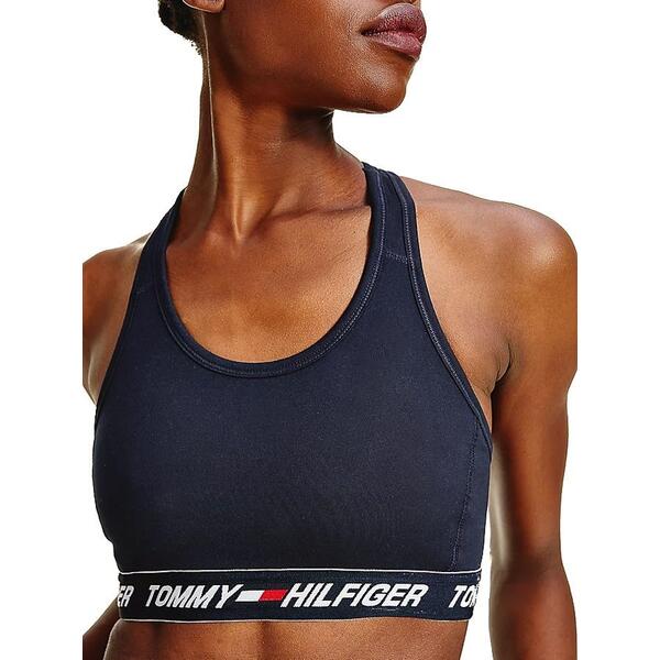 Γυναικείο Μπουστάκι Tommy Hilfiger Mid Intensity Tape Racer Desert Sky S10S101112-DW5