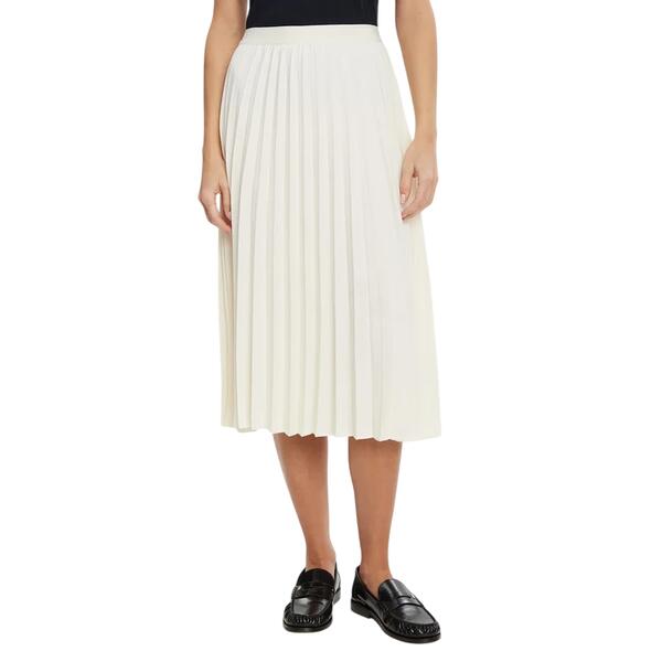 Γυναικεία Φούστα Tommy Hilfiger Fluid Pleated Pull On Midi Ivory Petal WW0WW43886-Z00