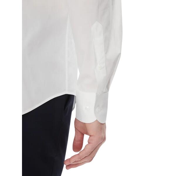 Ανδρικό Πουκάμισο Tommy Hilfiger Cl Stch Pop Ctrst Shirt Prkf Optic White MW0MW39279-YCFR