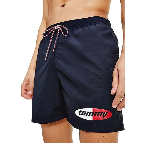 Ανδρικό Μαγιό Tommy Hilfiger Sf Medium Drawstring Desert Sky UM0UM02046-DW5