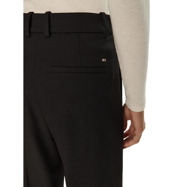 Γυναικείο Παντελόνι Tommy Hilfiger Md Core Relaxed Straight Black WW0WW39725-BDS