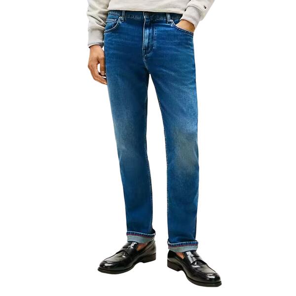 Ανδρικό Jean Tommy Hilfiger Straight Denton Sstr Oliver Blue MW0MW40563-1BF34