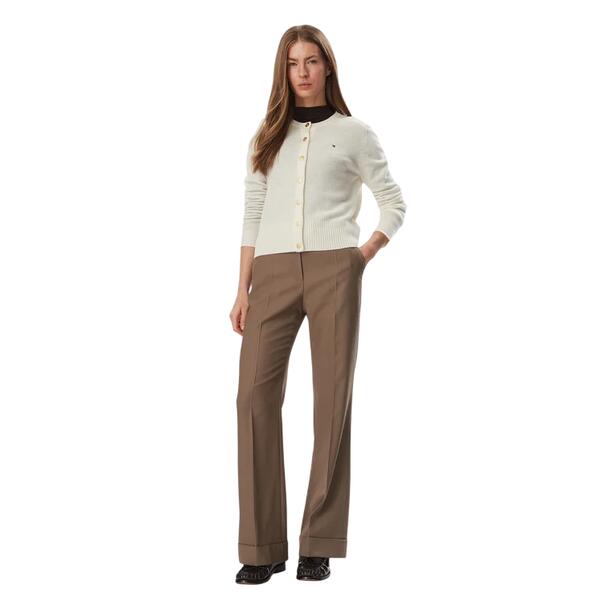 Γυναικεία Ζακέτα Tommy Hilfiger Soft Wool Jersey Slim Cardi Ivory Petal WW0WW51439-Z00