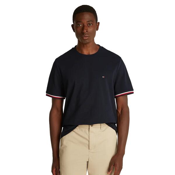 Ανδρικό T-shirt Tommy Hilfiger Global Stripe Desert Sky MW0MW38630-DW5