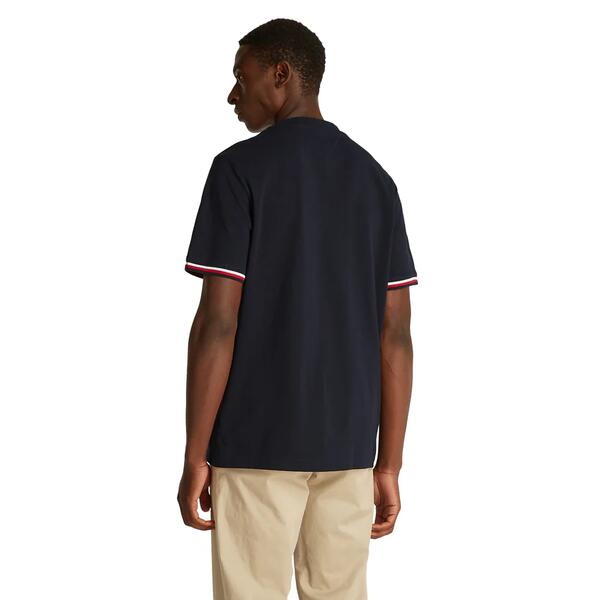 Ανδρικό T-shirt Tommy Hilfiger Global Stripe Desert Sky MW0MW38630-DW5