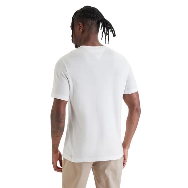 Ανδρικό T-shirt Tommy Hilfiger Brand Love Mono Stack Tee White MW0MW42365-YBR