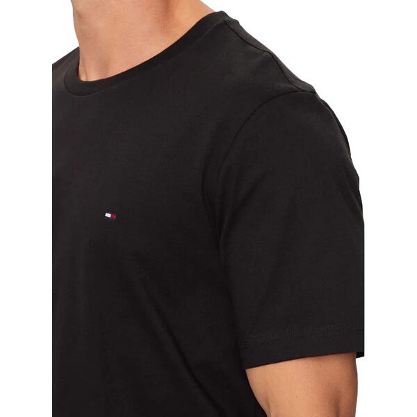 Αντρικό T-shirt Tommy Hilfiger Essential Reg Fit Solid Tee Black MW0MW37267-BDS