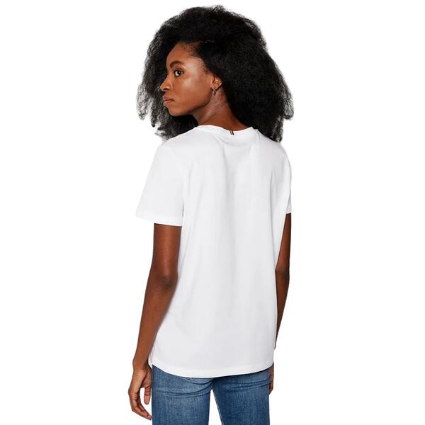 Γυναικείο T-shirt Tommy Hilfiger Heritage Crew Neck Graphic Tee Masters Classic White WW0WW24967-100