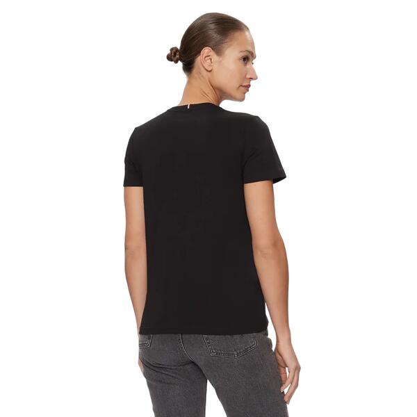 Γυναικείο T-shirt Tommy Hilfiger Heritage Crew Neck Graphic Tee Masters Black WW0WW24967-017
