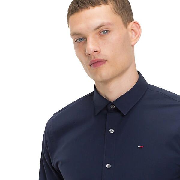 Ανδρικό Πουκάμισο Tommy Jeans Tjm Original Stretch Black Iris DM0DM04405-002