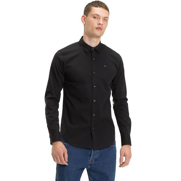 Ανδρικό Πουκάμισο Tommy Jeans Black DM0DM04405-078