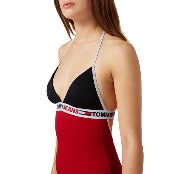 Γυναικείο Μαγιό Tommy Hilfiger Triangle One Piece Rp Desert Sky UW0UW03706-DW5