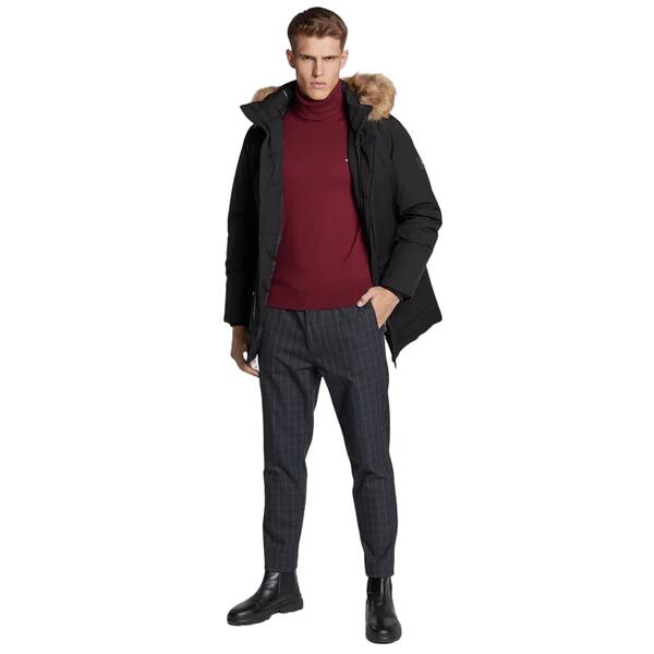 Ανδρικό Πουλόβερ Tommy Hilfiger Pima Org Cashmere Roll Neck Deep Rouge MW0MW28048-VLP