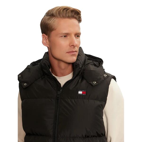 Ανδρικό Μπουφάν Tommy Jeans Alaska Vest Black DM0DM19538-BDS