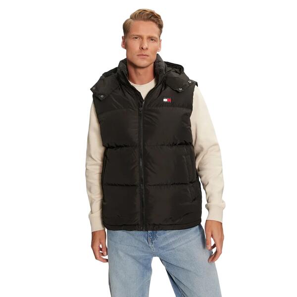 Ανδρικό Μπουφάν Tommy Jeans Alaska Vest Black DM0DM19538-BDS