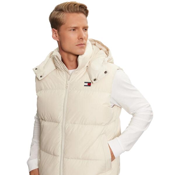 Ανδρικό Μπουφάν Tommy Jeans Alaska Vest Newsprint DM0DM19538-ACG