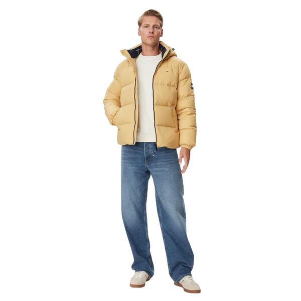 Aνδρικό Μπουφάν Τommy Jeans Tjm Essential Down Jacket Ext Sandy Beige DM0DM19786-ACA