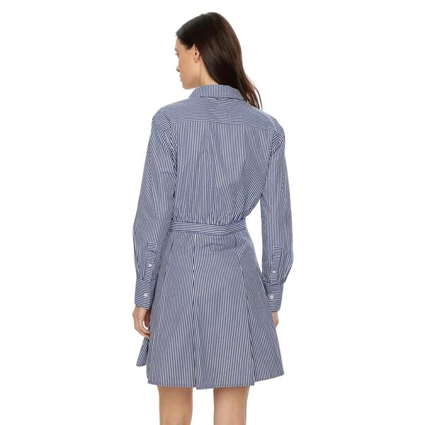 Γυναικείο Φόρεμα Tommy Jeans Pinstripe Poplin Shirt Navy White Stripe DW0DW20470-0A7