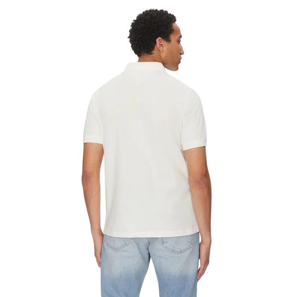Ανδρικό Polo Tommy Jeans Reg Linear Ext Ecru DM0DM20914-YBL