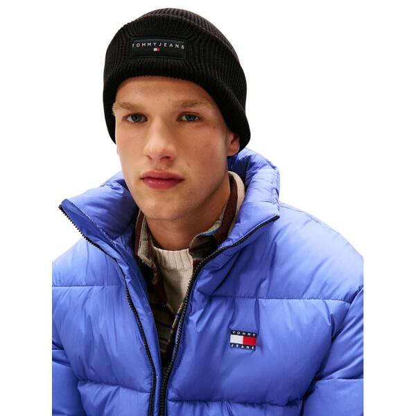 Σκουφάκι Tommy Jeans Tjm Linear Beanie Black AM0AM13666-BDS