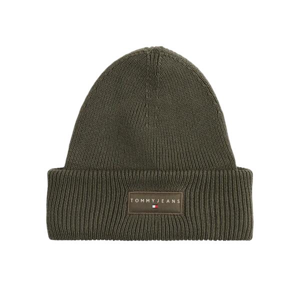 Σκουφάκι Tommy Jeans Tjm Linear Beanie Fatigue Green AM0AM13666-M12