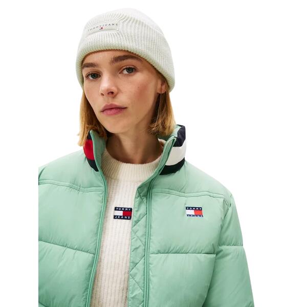 Σκούφος Tommy Jeans Tjw Linear Beanie Misty Sage AW0AW17913-M1C