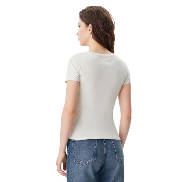 ΓυναικείοT-shirt Tommy Jeans V Neck Newsprint DW0DW20458-ACG