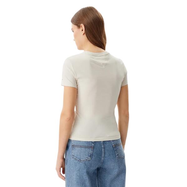 Γυναικείο T-shirt Tommy Jeans Slim Essential Logo Ext Newsprint DW0DW19447-ACG