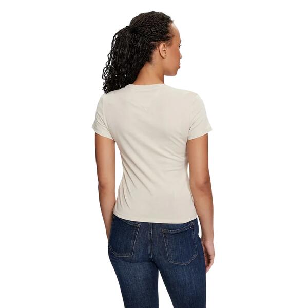 Γυναικεία T-Shirt Tommy Hilfiger Tjw Slim Linear Tee Ext Newsprint DW0DW18398-ACG