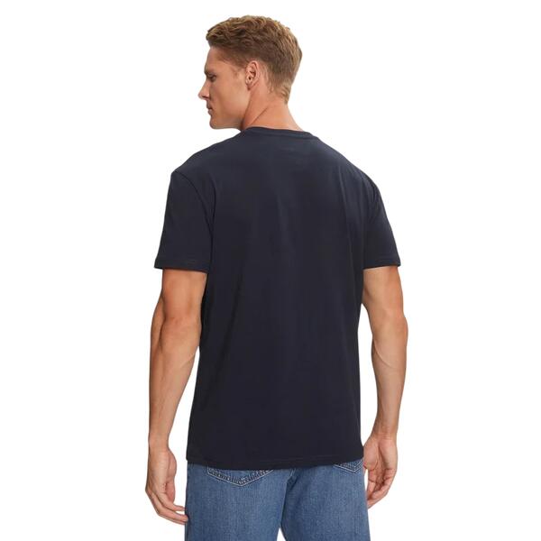 Ανδρικό T-shirt Tommy Jeans Reg Linear Logo Ext Dark Night Navy DM0DM20744-C1G