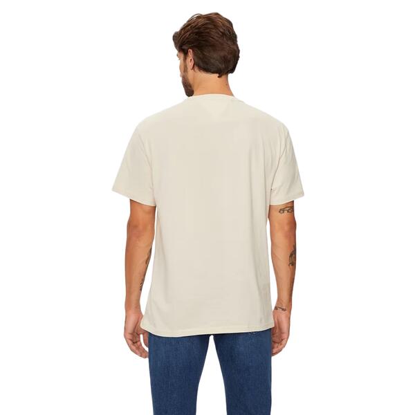 Ανδρικό T-Shirt Tommy Jeans Tjm Reg Signature Twist Tee Ext Newsprint DM0DM19683-ACG