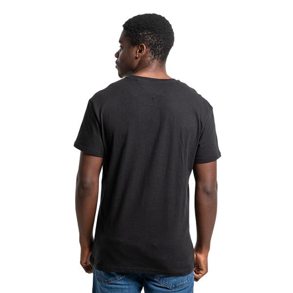 Ανδρικό T-shirt Tommy Jeans b Reg Graphic Slub Ext Black DM0DM21303-BDS