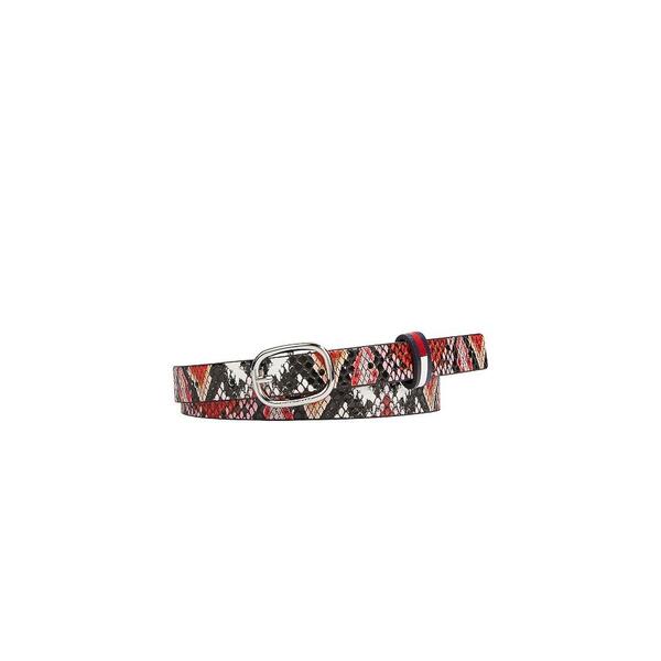 Γυναικεία Ζώνη Tommy Jeans Tjw Casual Oval Belt Print 2.0 Snake Print AW0AW09873-0G4