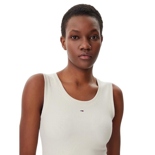Γυναικείο Top Tommy Jeans Essential Rib Tank Ext Newsprint DW0DW20673-ACG