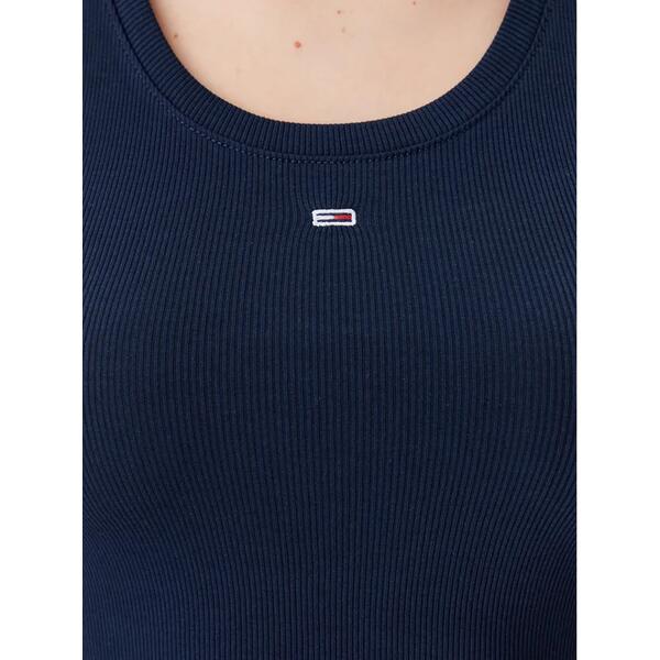 Γυναικείο Top Tommy Jeans Essential Rib Tank Ext Dark Night Navy DW0DW20673-C1G