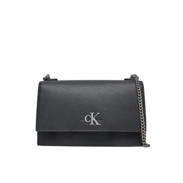 Γυναικεία Τσάντα Χιαστί Calvin Klein Minimal Monogram Ew Flap21 Black K60K612233-BEH