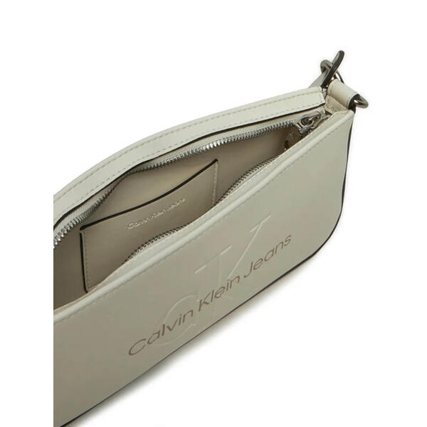 Γυναικεία Τσάντα Χειρός Calvin Klein Sculped Shoulder Pouch Mono Tofu K60K610679-YAS